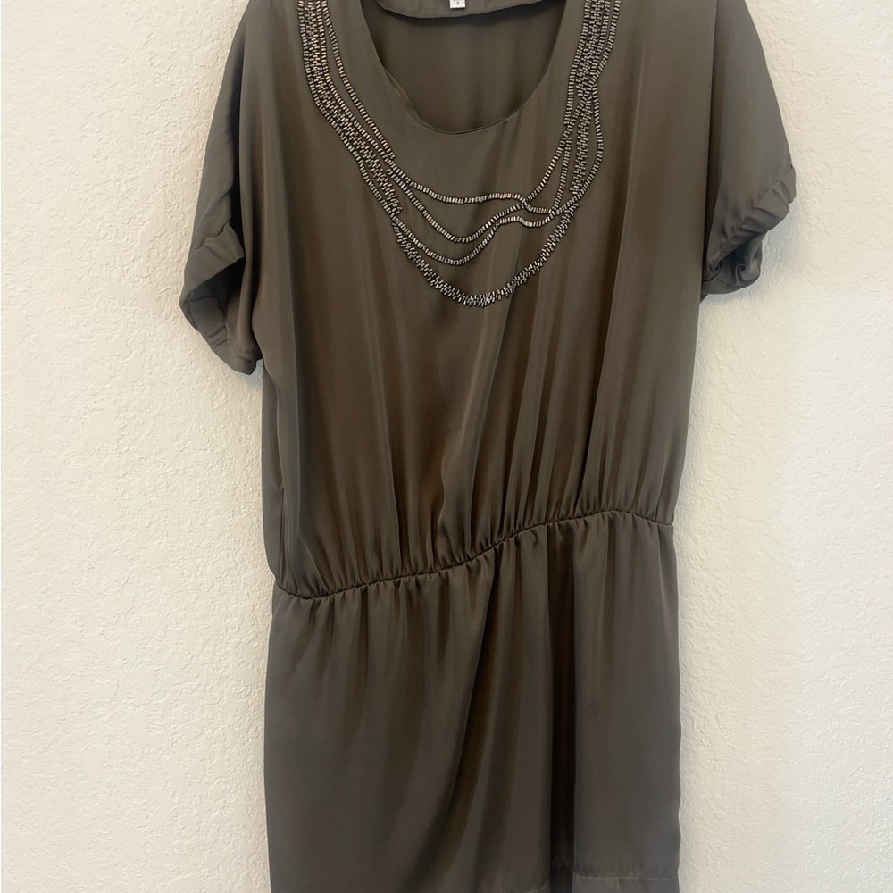 Collective Concepts Olive Green Women's Dress